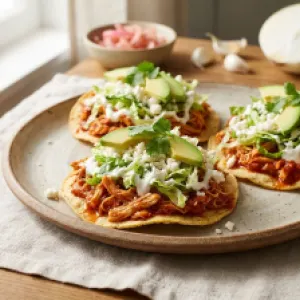 Chicken Tinga Tostadas
