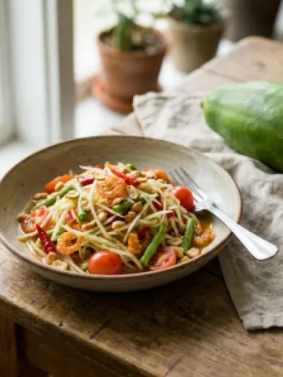 Som Tam Green Papaya Salad