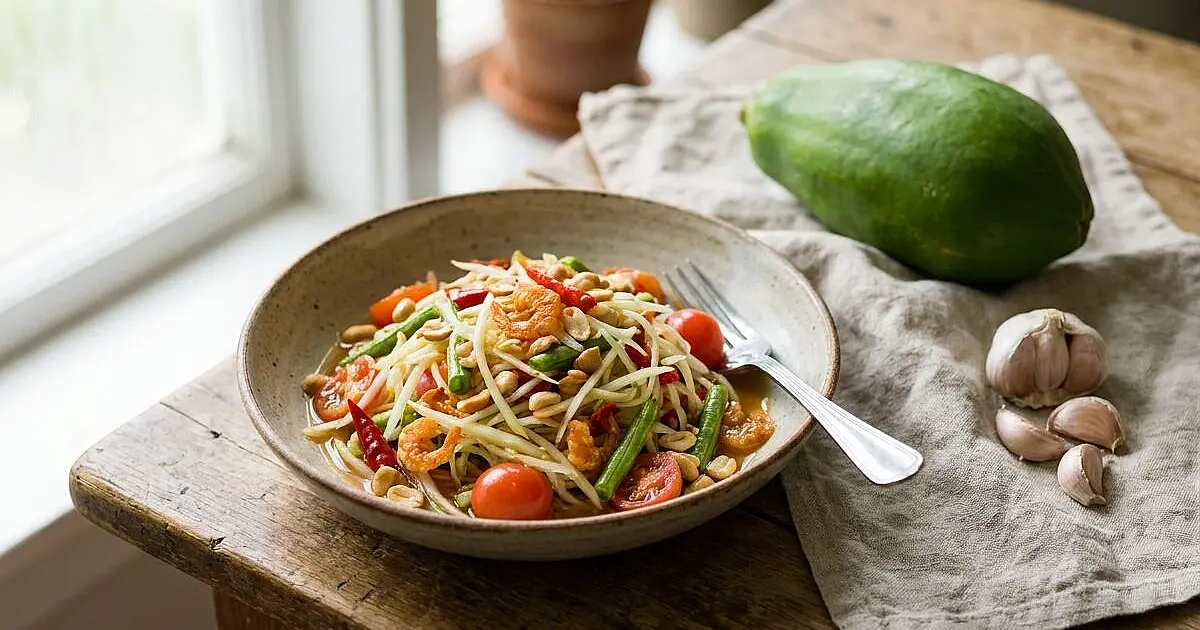 Som Tam Green Papaya Salad