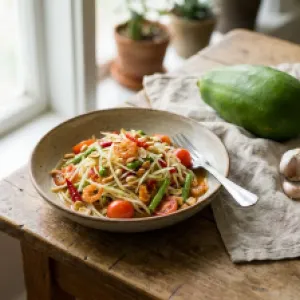 Som Tam Green Papaya Salad