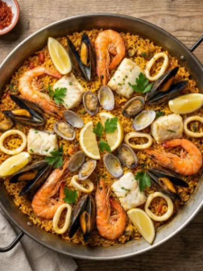 Seafood Paella