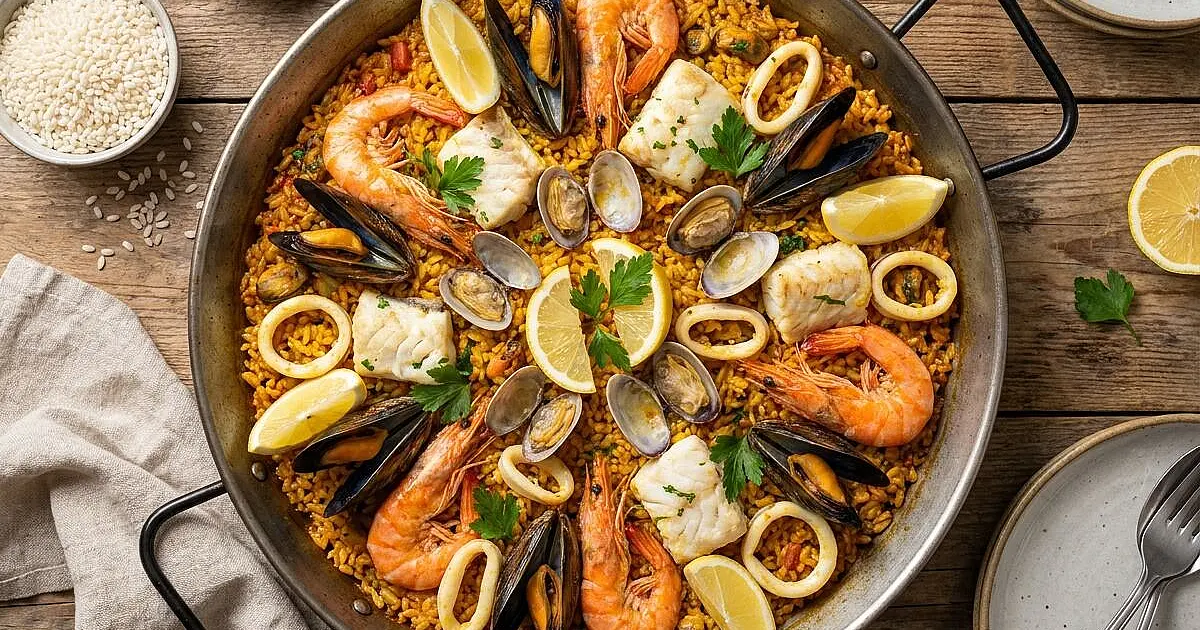 Seafood Paella