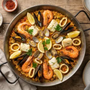 Seafood Paella