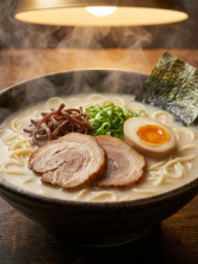 Tonkotsu-Style Ramen at Home